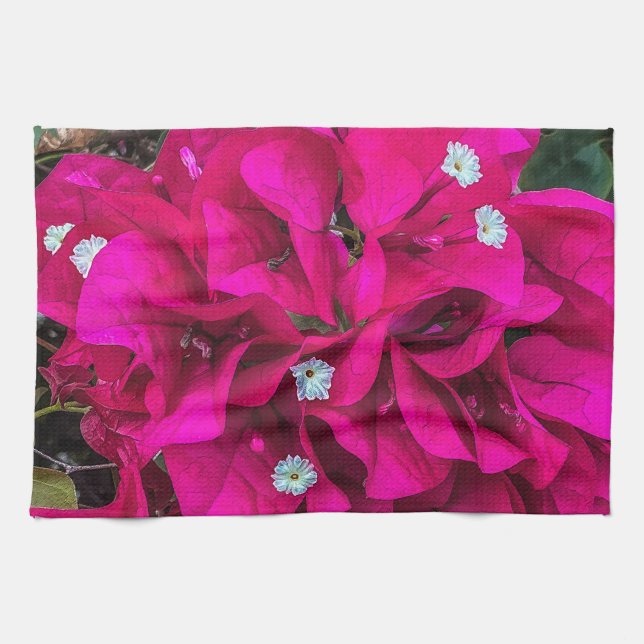 Serviettes de cuisine Bougainvillea parle pour lui (Horizontal)