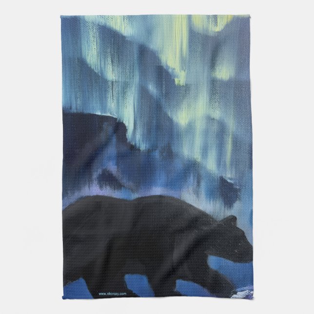 Serviettes de cuisine Celestial Bruin Alasakiennes (Vertical)