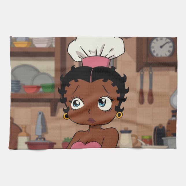 Serviettes de cuisine de Boop- a long (Horizontal)