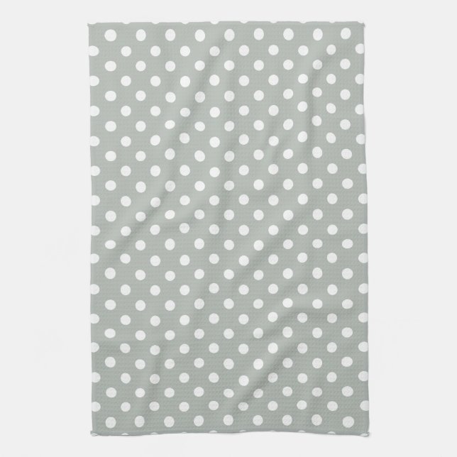 Serviettes de cuisine de motif de point de polka (Vertical)