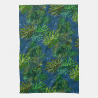 Serviettes De Cuisine De Nuit Moody Tropical