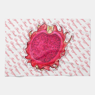 Serviettes de cuisine Dragon Fruit