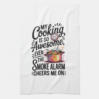 Serviettes de cuisine-Drôle Citation serviette de