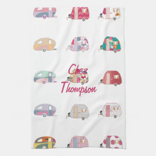 Serviettes de cuisine du propriétaire de la Carava