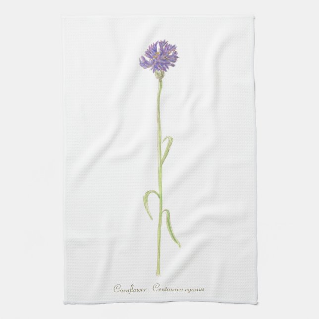 Serviettes de cuisine en Cornflower (Vertical)