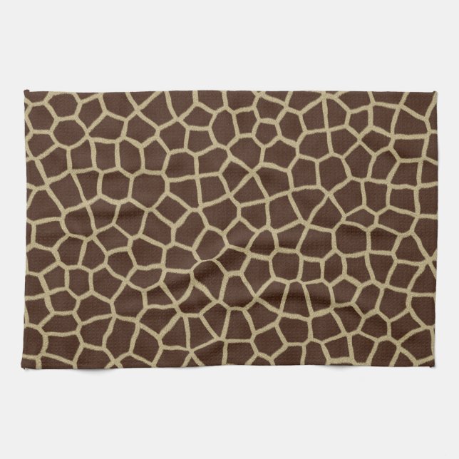 Serviettes de cuisine en peau de girafe (Horizontal)