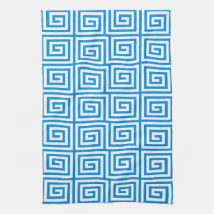 Serviettes de cuisine grecque Motif