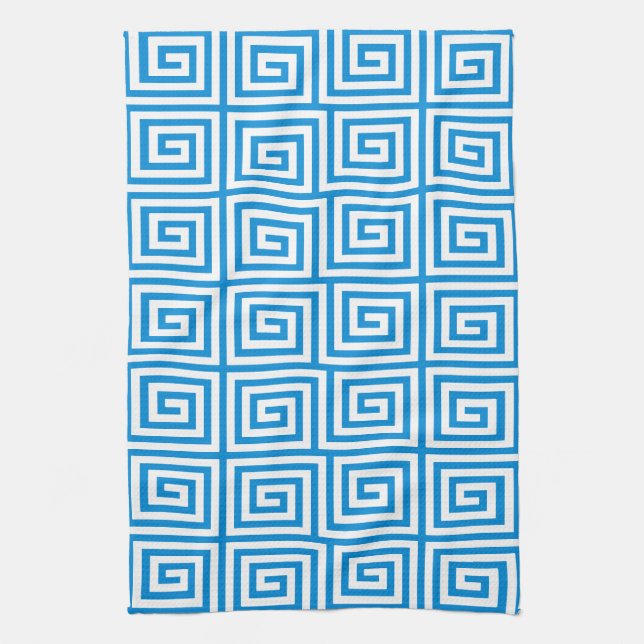 Serviettes de cuisine grecque Motif (Vertical)