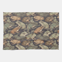 Serviettes de cuisine grenouille