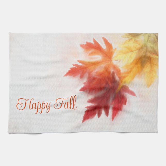 Serviettes de cuisine Happy Fall (Horizontal)