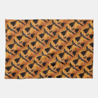 Serviettes de cuisine Jack-O-Lantern souriantes