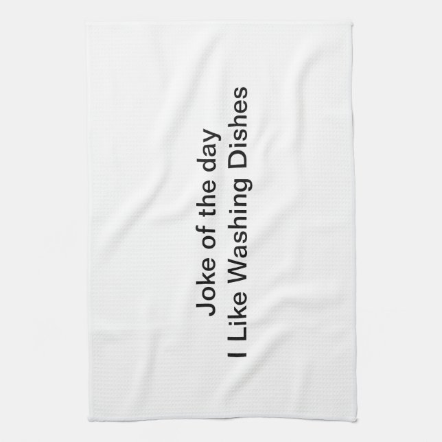 Serviettes De Cuisine J'Aime Laver Les Plats (Vertical)