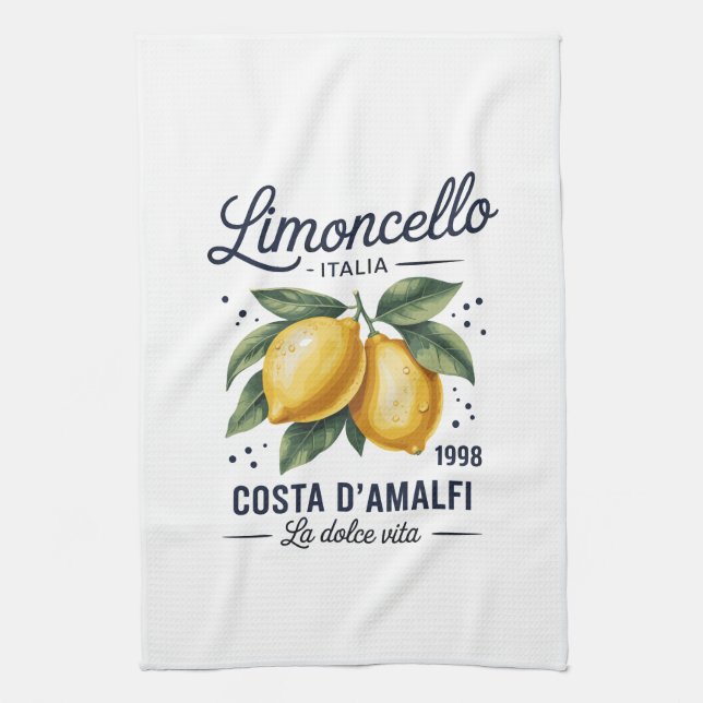 Serviettes de cuisine-Limoncello 1998 Costa d’Amal (Vertical)