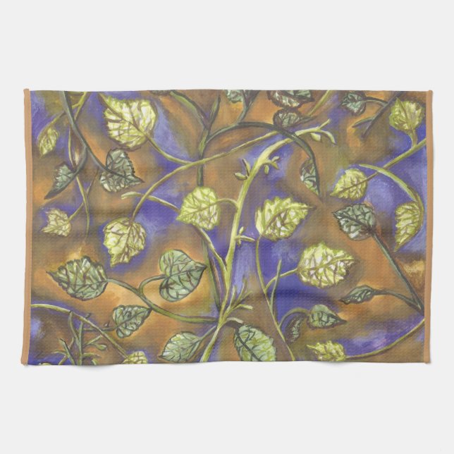 Serviettes de cuisine MoJo Feuilles Berry (Horizontal)