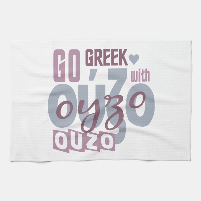 Serviettes de cuisine OUZO (Horizontal)