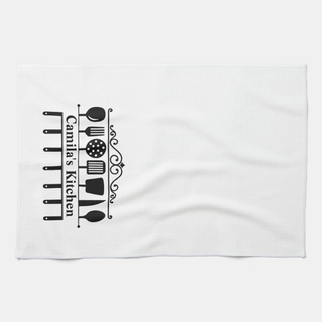 Serviettes de cuisine personnalisées (Horizontal)