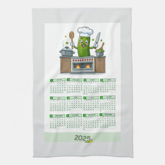 Serviettes de cuisine Pickle Cook (Vertical)