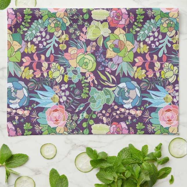 Serviettes de cuisine pour jardinage de cactus suc (Plié)
