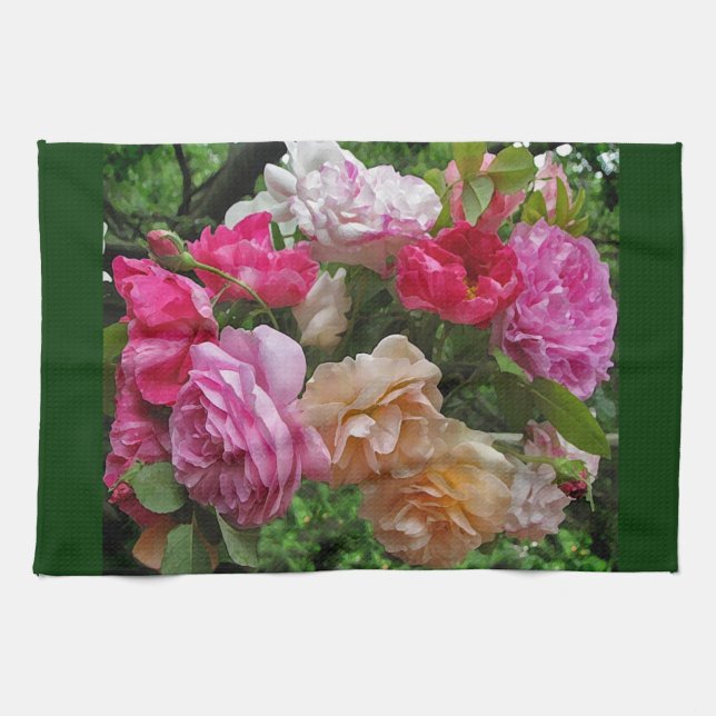 Serviettes de cuisine Rose (Horizontal)