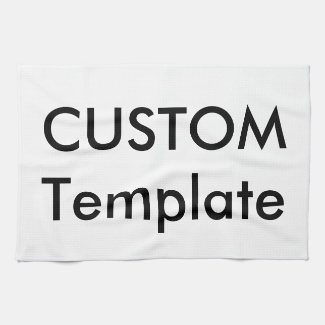 Serviettes de cuisine sur mesure (thé) 16" x 24" ( (Horizontal)