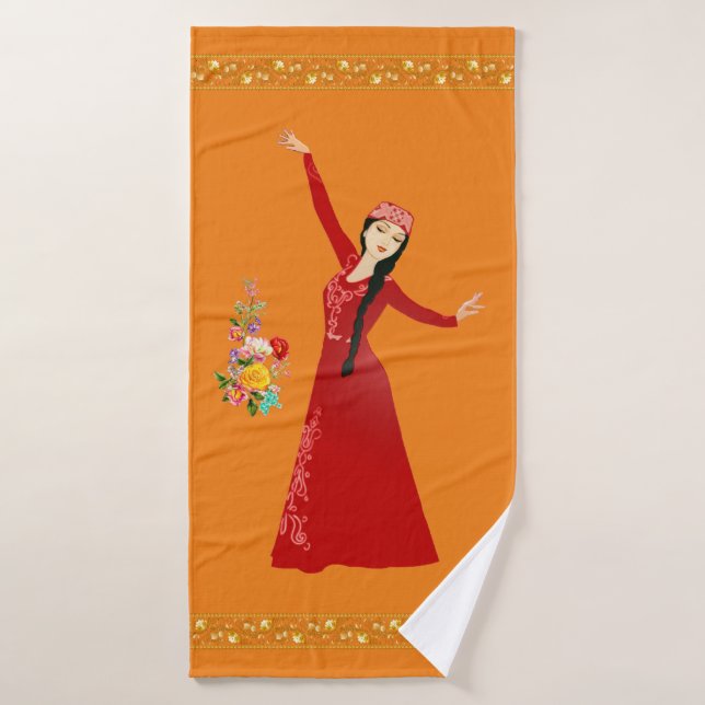 Serviettes de danseuse arménienne (Serviette de bain)