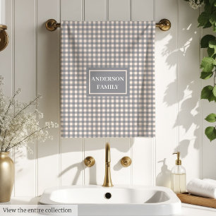 Serviettes de famille personnalisées Élégant motif