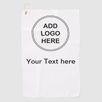 Serviettes de golf de logo d'affaires