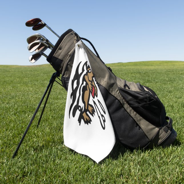 Serviettes de golf de loutre de mer (Vert)