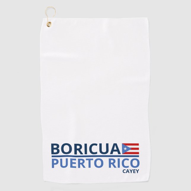 Serviettes de golf des villes de Porto Rico (Devant)