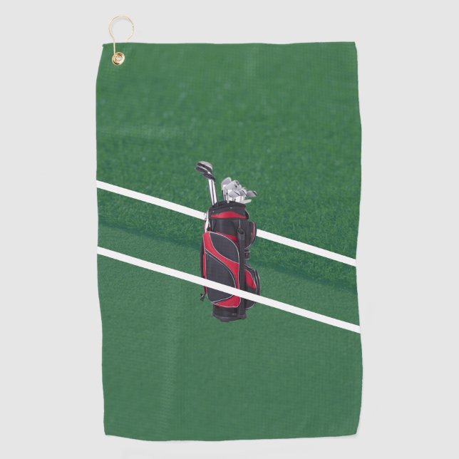 Serviettes de golf personnalisées : L'ajout parfai (Devant)