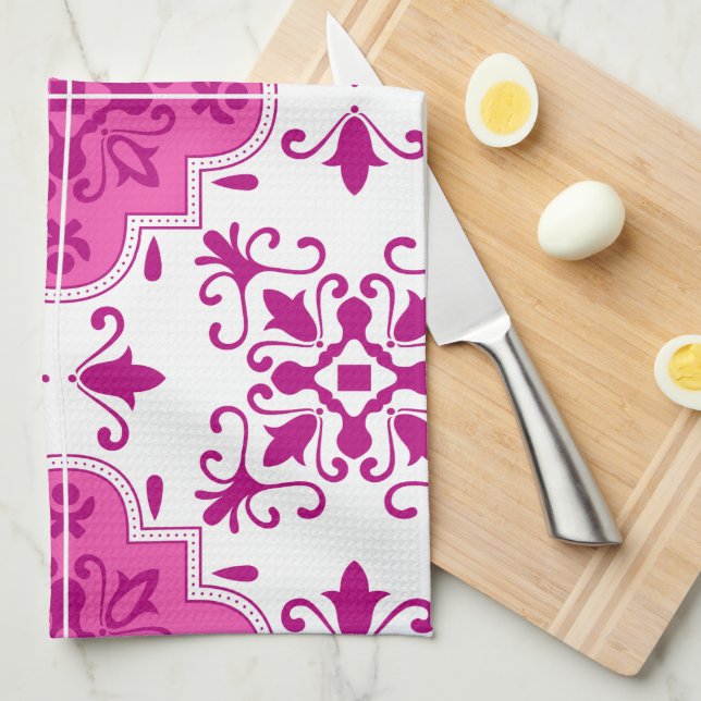 Serviettes de maison avec photo personnalisée (Quart Plié)