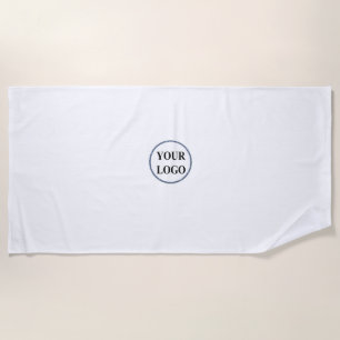 Serviettes de plage personnalisées Monogramme LOGO