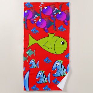 Serviettes de plage Poisson