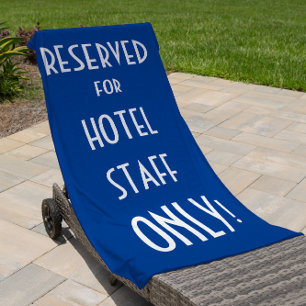 Serviettes de plage pour humours amusants