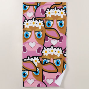 Serviettes de plage Vaches