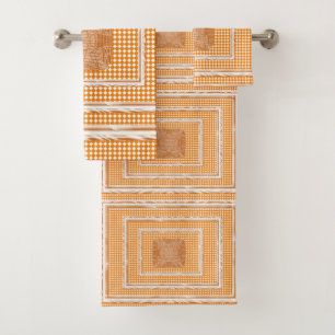 Serviettes De Salle De Bain Jeux Orange