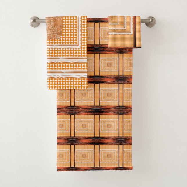 Serviettes De Salle De Bain Jeux Orange (En situation)