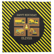 Camions de construction | Boy Birthday Party