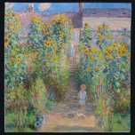 Serviettes De Table Claude Monet - Le jardin de l'artiste à Vetheuil<br><div class="desc">Jardin de l'artiste à Vetheuil / Le jardin de l'artiste à Vetheuil - Claude Monet,  Huile sur toile,  1881</div>