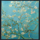 Serviettes De Table Fleurs d'amandes | Vincent van Gogh<br><div class="desc">Almond Blossoms (1890) de l'artiste néerlandais Vincent van Gogh (1853-1890). Le tableau de Van Gogh's Almond Blossoms présente des fleurs blanches délicates dressées contre un ciel turquoise vibrant, symbolisant une nouvelle vie et un renouveau. Inspiré de l'art japonais, les branches élégantes et les lignes fluides créent un sentiment de sérénité...</div>
