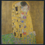 Serviettes De Table Gustav Klimt "Le Baiser"<br><div class="desc">Chef-d'oeuvre de Gustav Klimt : "The Kiss". "The Kiss", créé par le peintre autrichien Gustav Klimt. Il est considéré comme son oeuvre la plus célèbre. Il le peignit entre 1907 et 1908, point culminant de sa "période d'or", lorsqu'il peignit un certain nombre d'oeuvres utilisant la feuille d'or. L'Autriche considère le...</div>