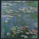 Serviettes De Table Nénuphars de Claude Monet, Fleurs Vintages<br><div class="desc">Nénuphar (1916) par Claude Monet. Water Lilies est un impressionisme vintage de peinture florale d'art. Jardin fleuri de la saison de printemps de Monet à Giverny, France. Ce paysage est l'une des nombreuses variations de peintures de nénuphars que Monet peint par son étang. À propos de l'artiste : Claude Monet...</div>