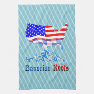 Serviettes de thé américain Bavarois Roots