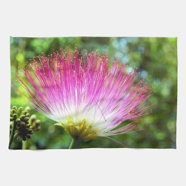 Serviettes de thé persanes de fleur d'arbre en (Horizontal)