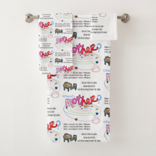 Serviettes de toilette Où est maman ?
