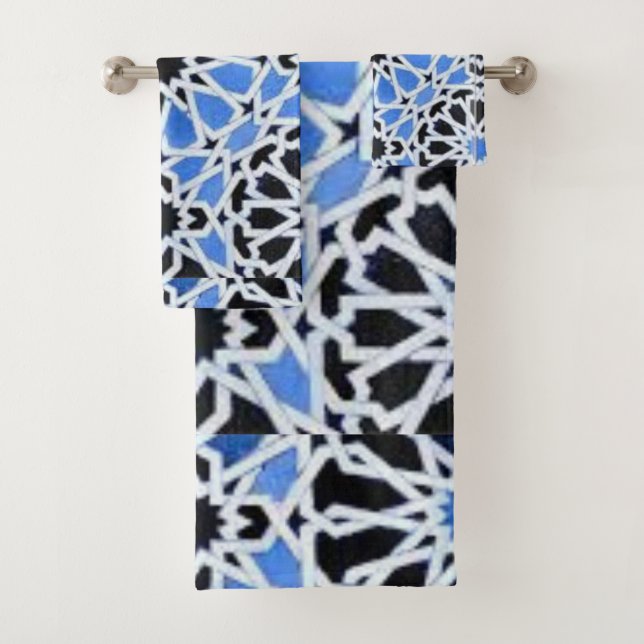 Serviettes en céramique marocaine (En situation)