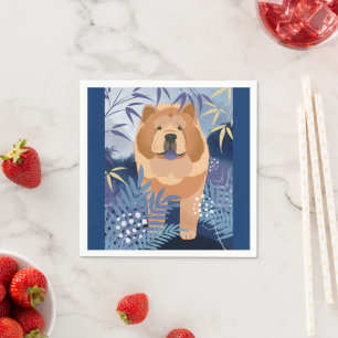 serviettes en papier à boue lisse INDIGO