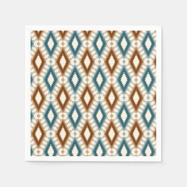 Serviettes en papier Baby shower sud-ouest (Devant)