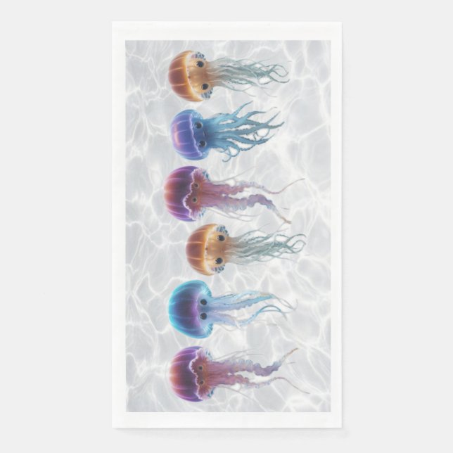 Serviettes en papier Bébé Méduse (Devant)