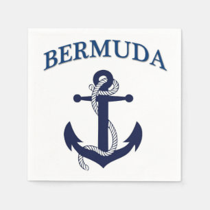 Serviettes en papier Bermudes !